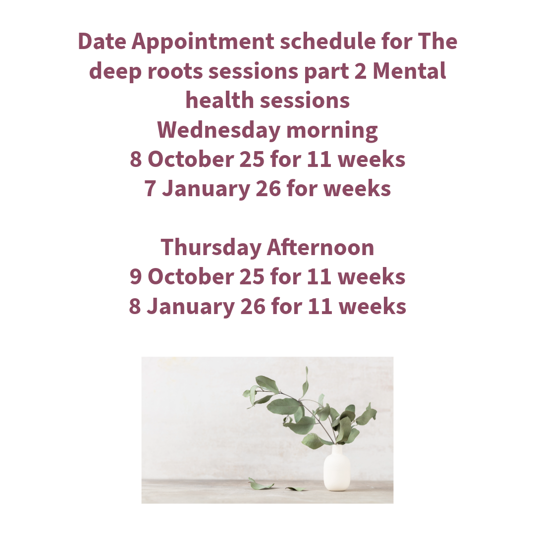 The deep roots sessions part 2 Mental health sessions