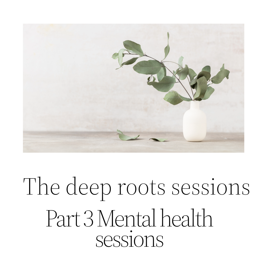 The Deep roots Mental health part 3 sessions
